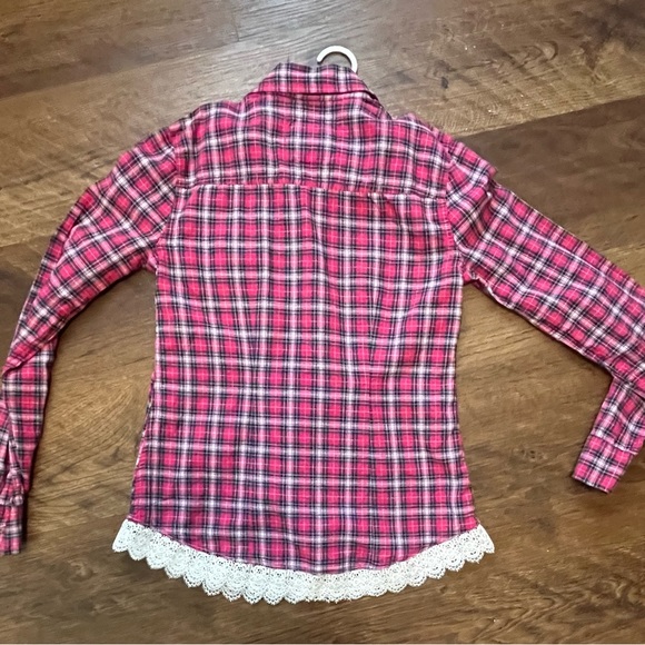 Vintage upcycled shirt , cotton - Picture 2 of 4